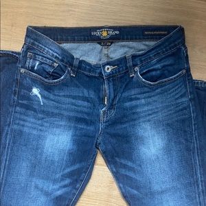 Lucky Capri medium wash jeans